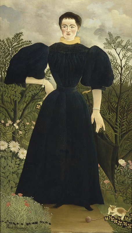 Henri Rousseau - Portrait of Madame M;