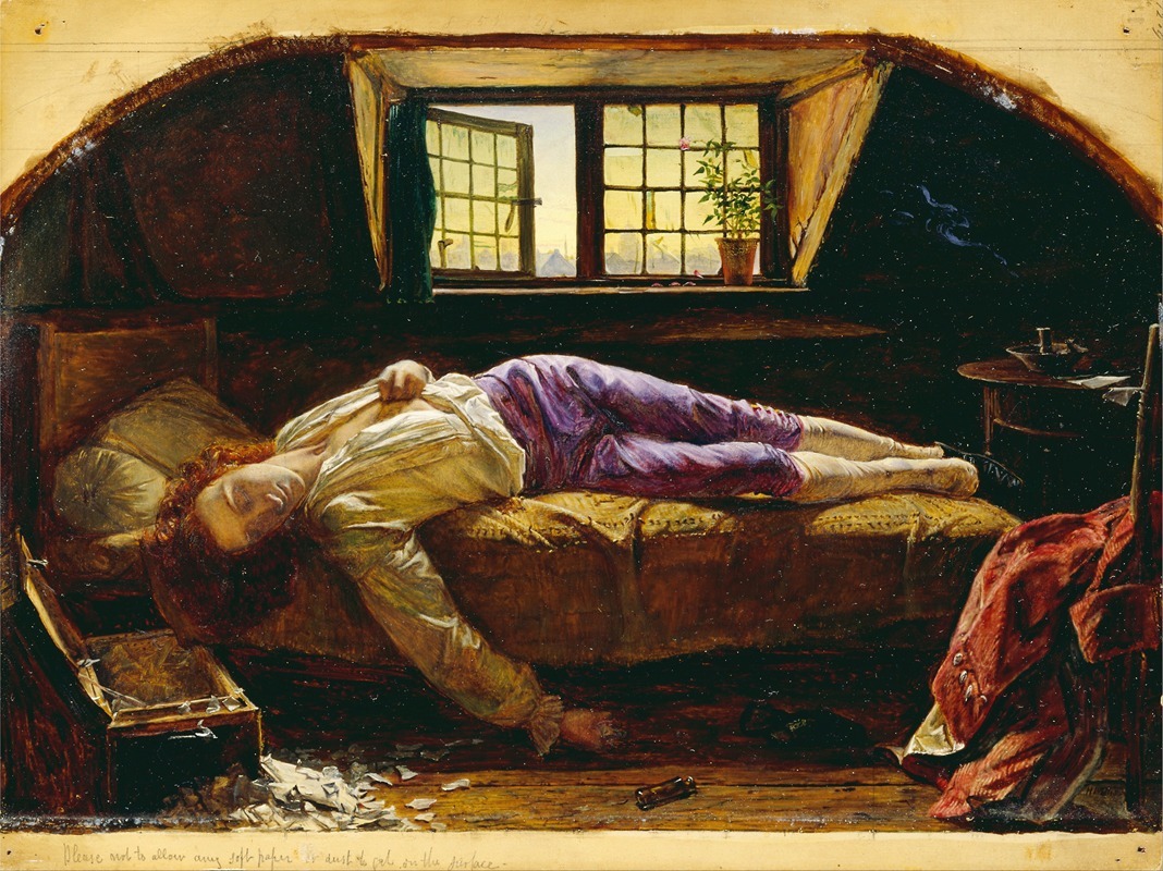 Henry Wallis - The Death of Chatterton