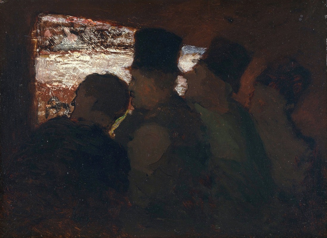 Honoré Daumier - Theater Audience