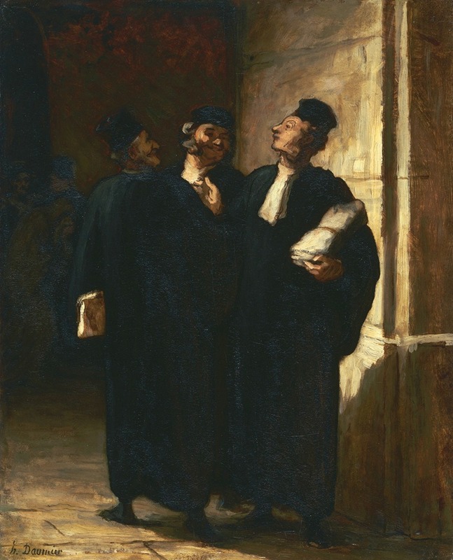 Honoré Daumier - Three Lawyers