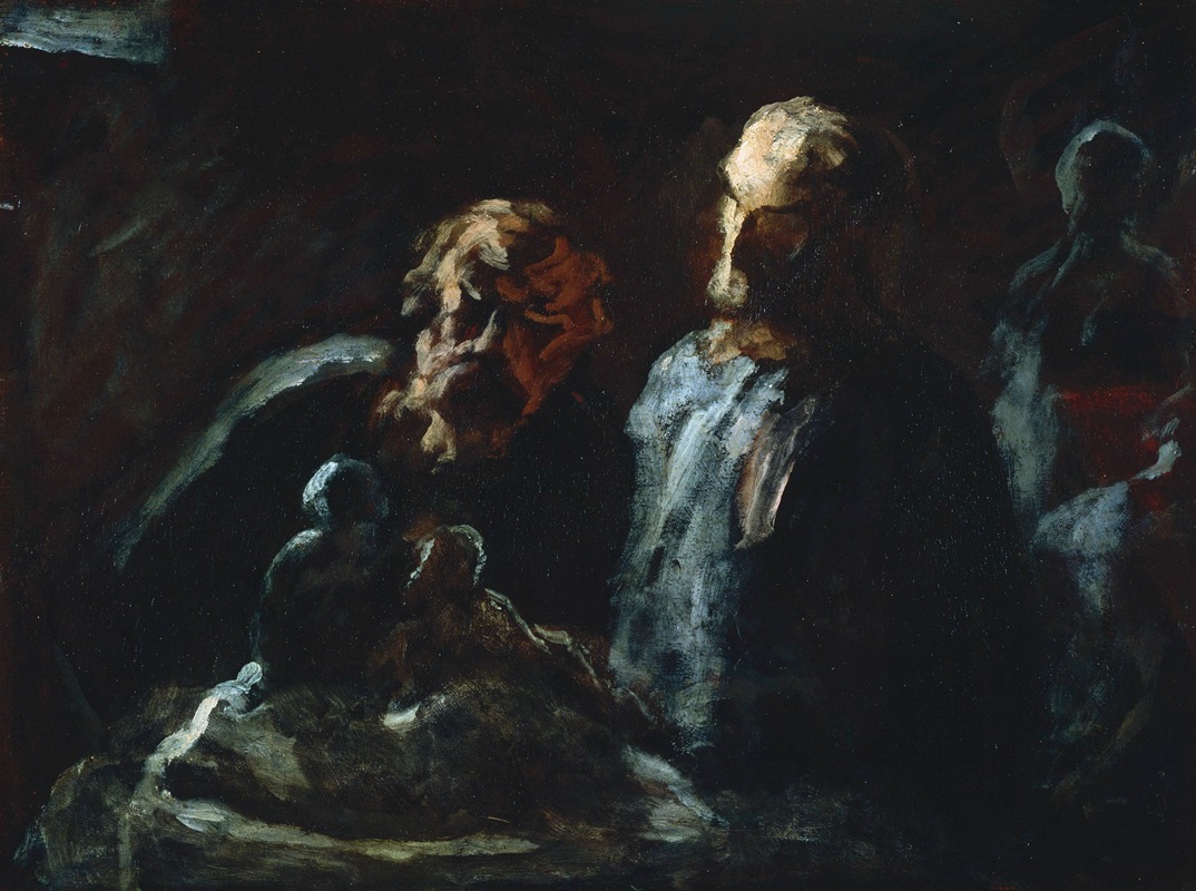 Honoré Daumier - Two Sculptors