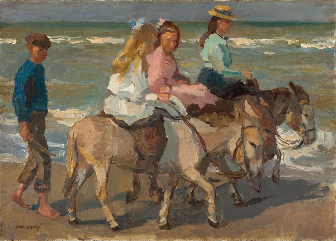 Isaac Israëls - Donkey riding