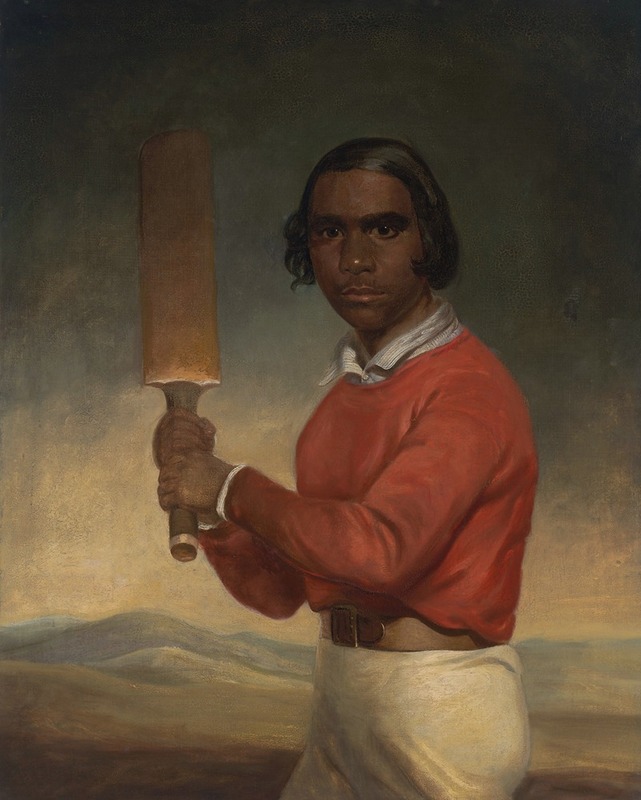 John Michael Crossland - Portrait of Nannultera, a young Poonindie cricketer