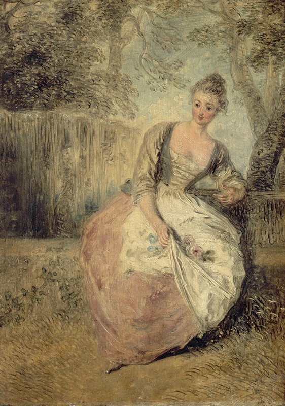 Jean-Antoine Watteau - L’Amante inquiète