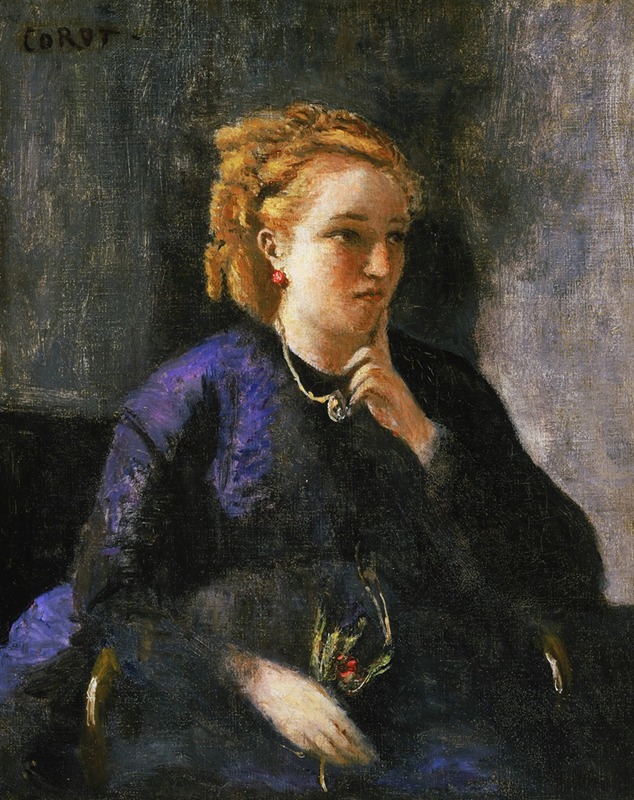 Jean-Baptiste-Camille Corot - Portrait of a Woman
