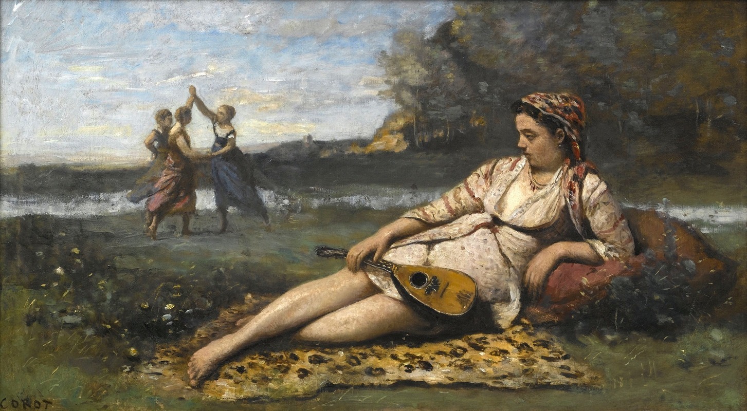 Jean-Baptiste-Camille Corot - Young Women of Sparta (Jeunes filles de Sparte)