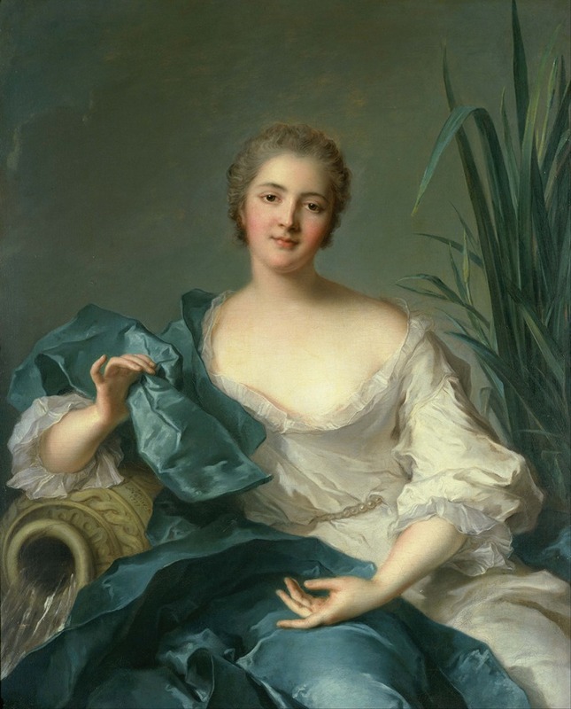 Jean-Marc Nattier - Portrait of Madame Marie-Henriette Berthelot de Pléneuf