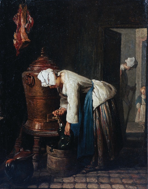 Jean-Baptiste-Siméon Chardin - Woman Drawing Water at the Cistern