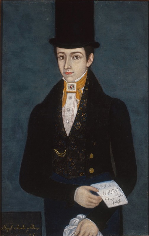 José María Estrada - Portrait of Miguel Arochi y Baeza