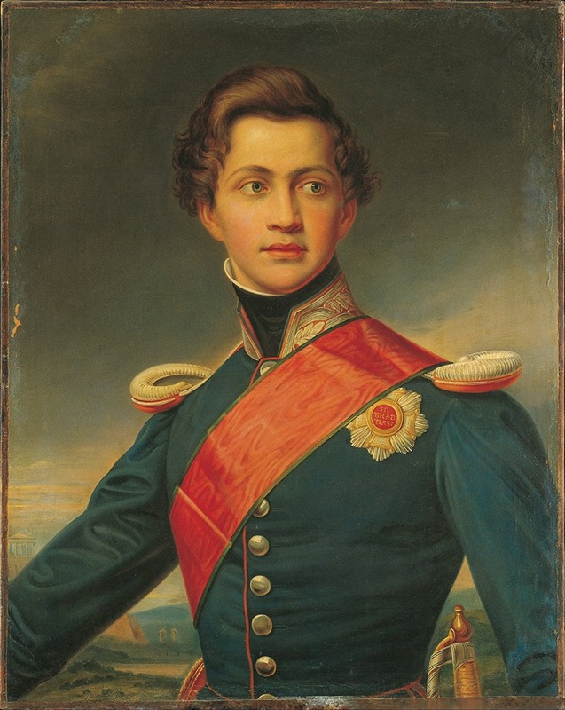 Joseph Karl Stieler - Portrait of Othon as a young man