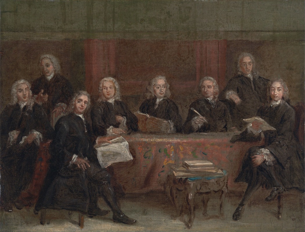 Joseph Highmore - Study for a Group Portrait