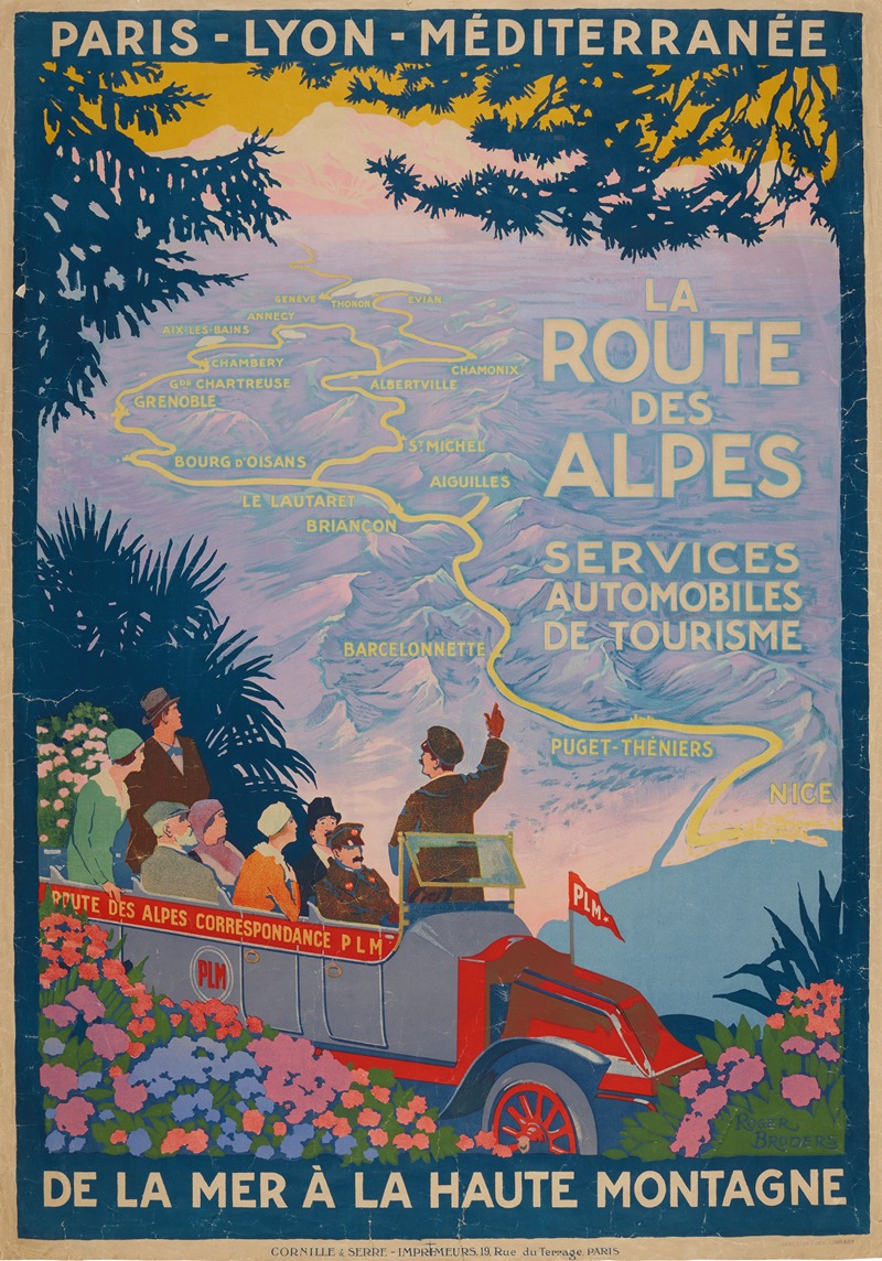 Roger Broders - La Route des Alpes