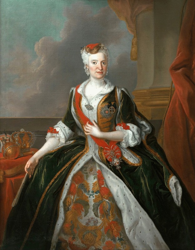 Louis de Silvestre - Portrait of Maria Josepha of Austria