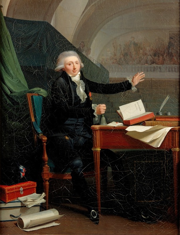 Louis Léopold Boilly - Portrait of Jan Anthony d’Averhoult (1756-1792)