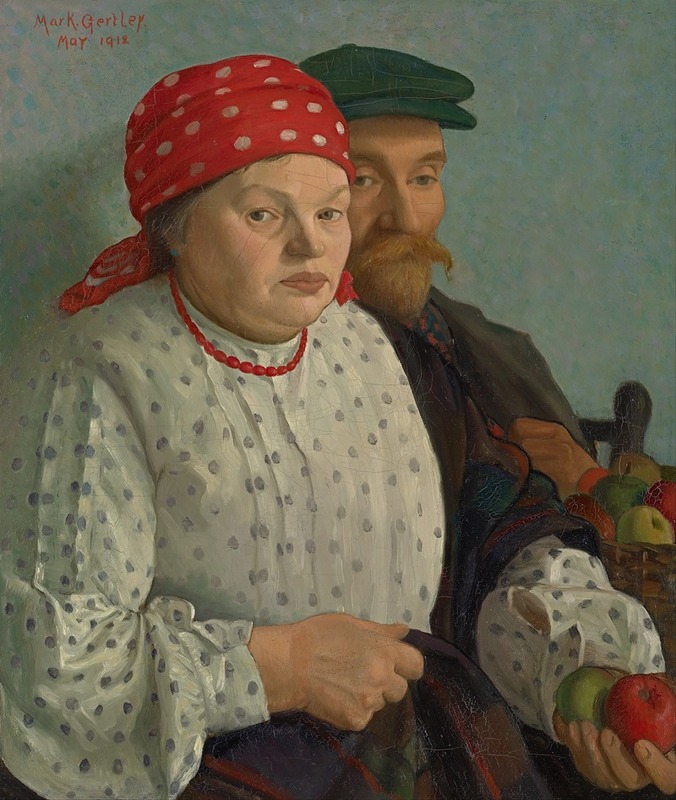 Mark Gertler - The apple woman and her husband
