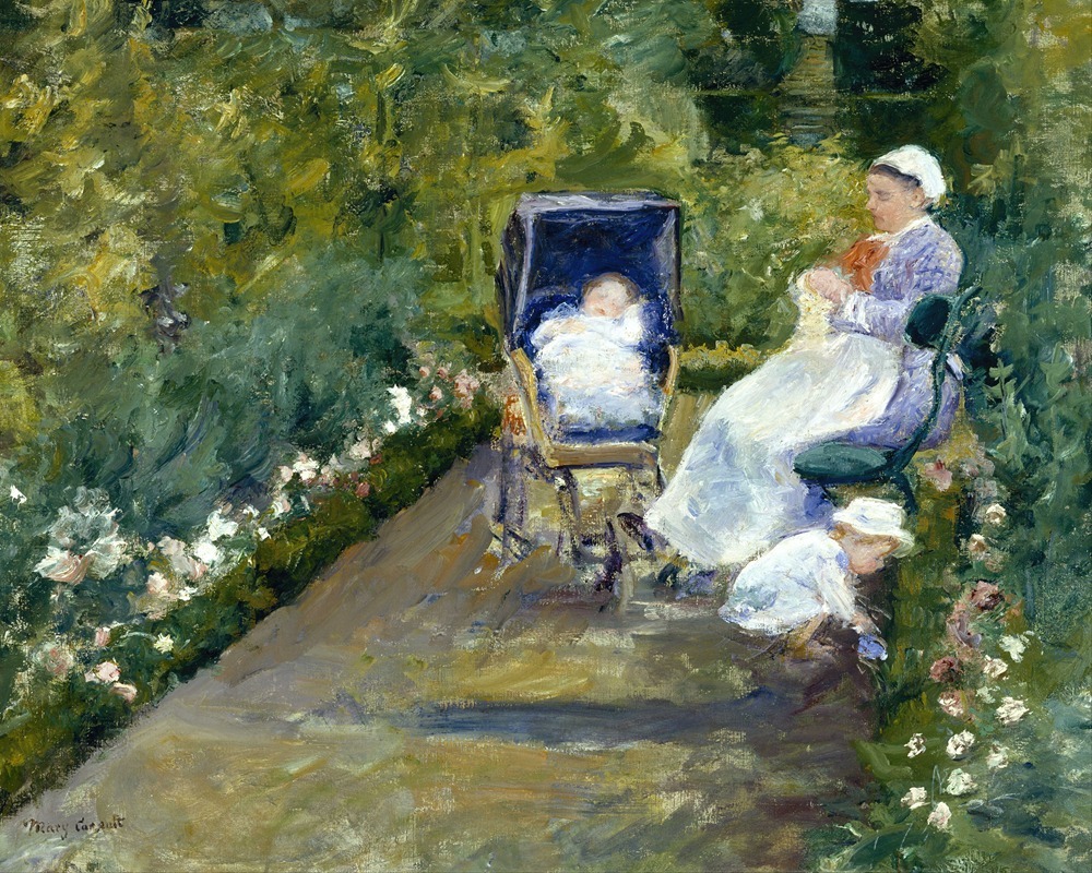 Mary Cassatt - Children in a Garden (The Nurse)