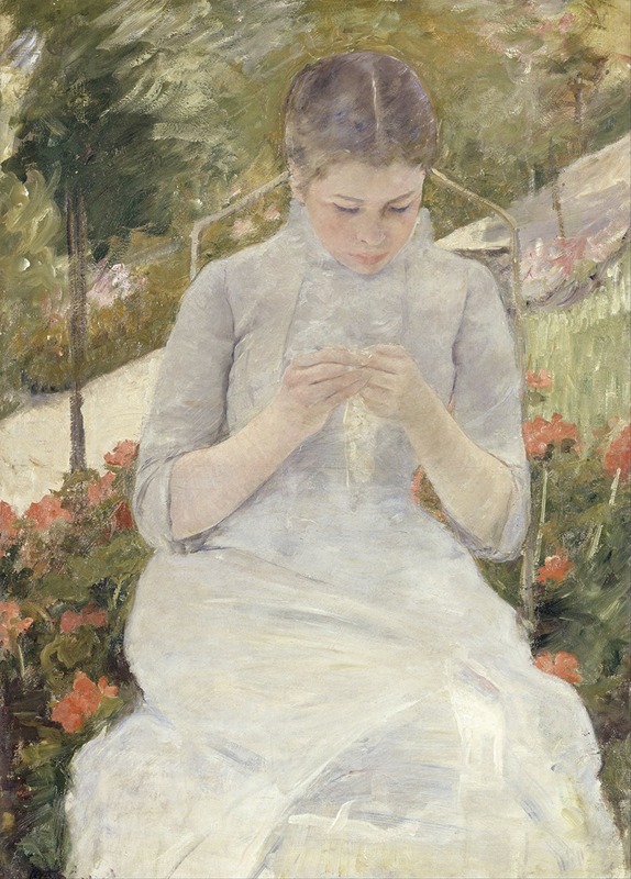 Mary Cassatt - Girl in the Garden