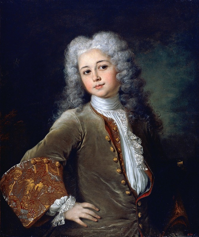Nicolas de Largillière - Portrait of a Young Man with a Wig