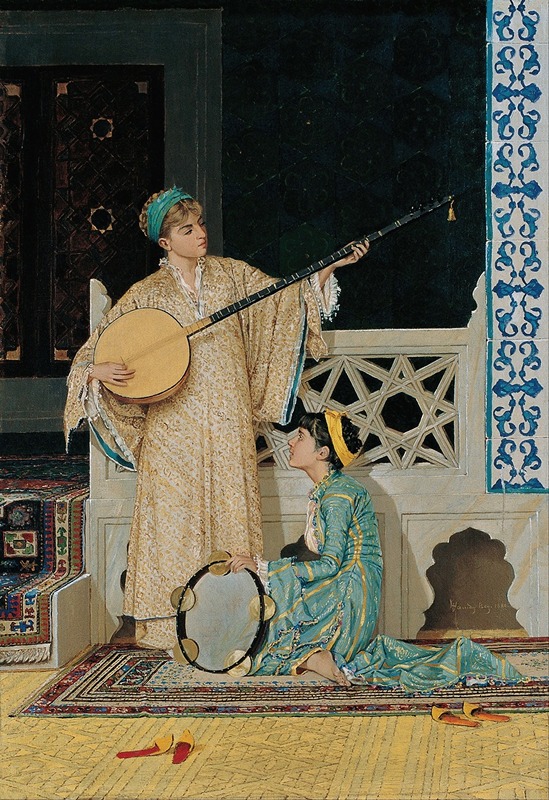 Osman Hamdi Bey - Two Musician Girls