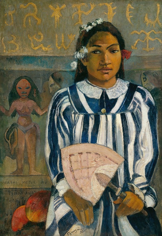 Paul Gauguin - The Ancestors of Tehamana OR Tehamana Has Many Parents (Merahi metua no Tehamana)