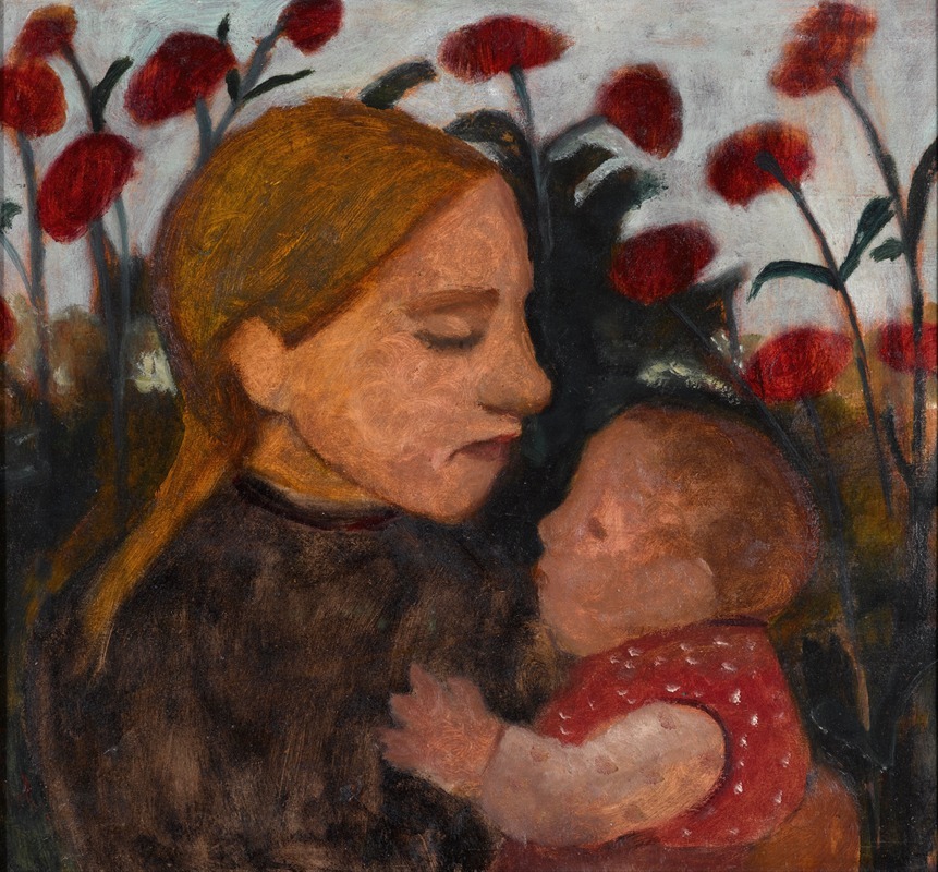 Paula Modersohn-Becker - Girl with child