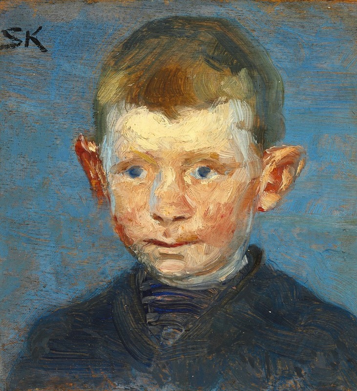 Peder Severin Krøyer - Hoved af en dreng