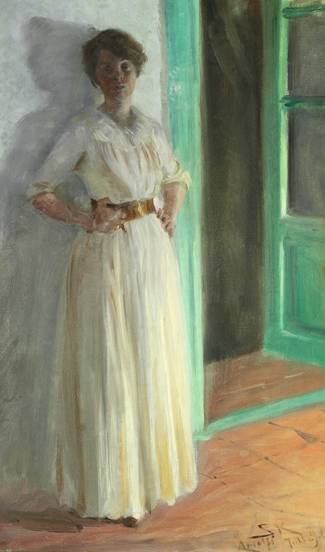 Peder Severin Krøyer - Portræt af Marie Krøyer