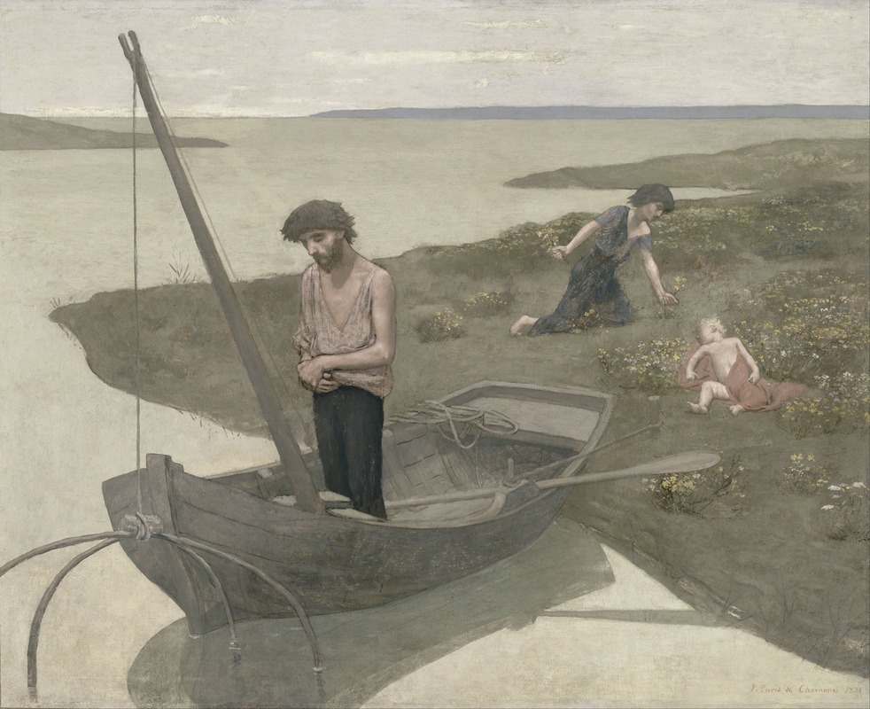 Pierre Puvis de Chavannes - The Poor Fisherman