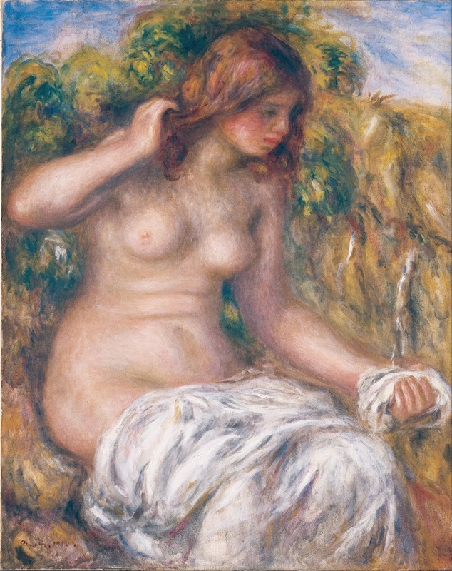 Pierre-Auguste Renoir - Woman by Spring
