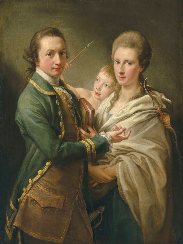 Pompeo Batoni - Arthur Saunders Gore, Viscount Sudley, later 2nd Earl of Arran (1734-1809), and his wife