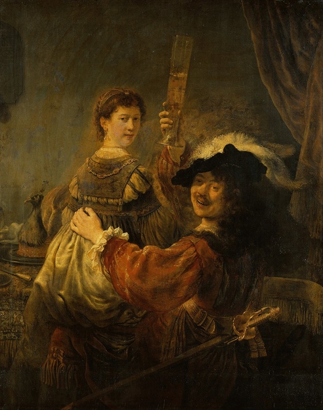 Rembrandt van Rijn - Rembrandt and Saskia in the Scene of the Prodigal Son