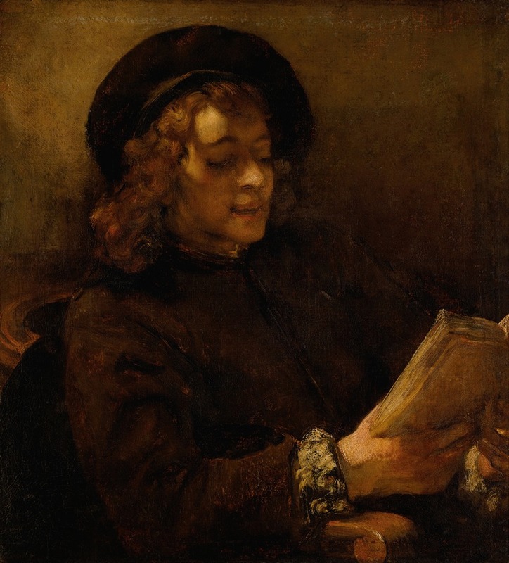 Rembrandt van Rijn - Titus van Rijn, the Artist’s Son, Reading