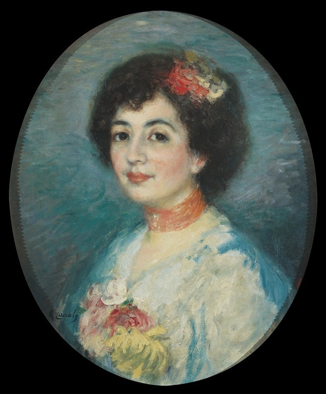 Ricard Canals i Llambí - Portrait of Mrs Amouroux, the Artist’s Sister-in-Law