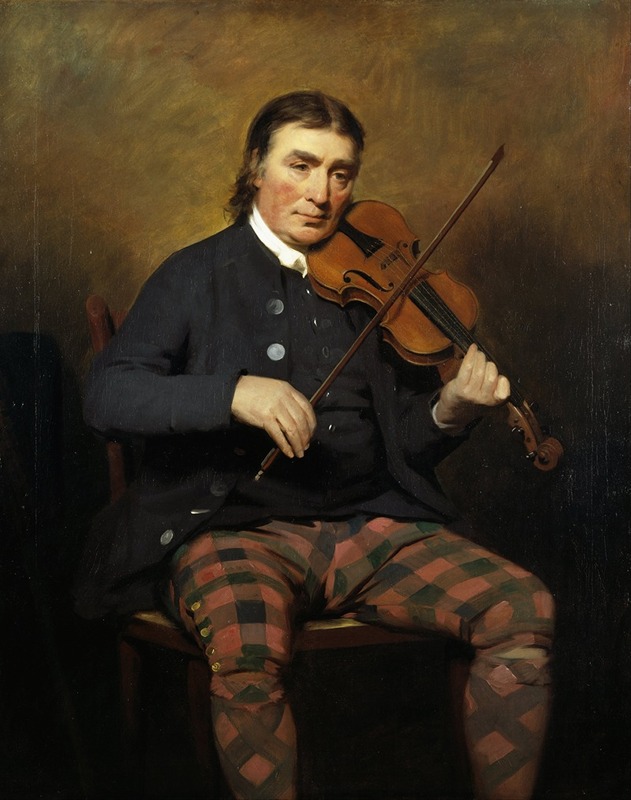 Sir Henry Raeburn - Niel Gow, 1727 – 1807. Violinist and composer