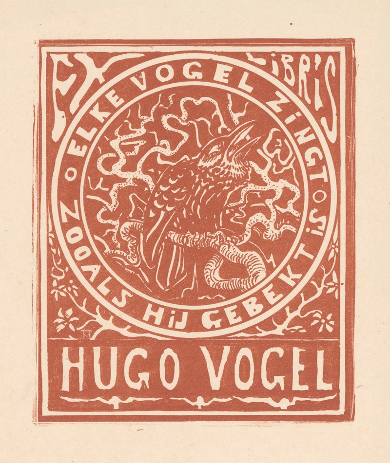 Theo van Hoytema - Ex libris van Hugo Vogel