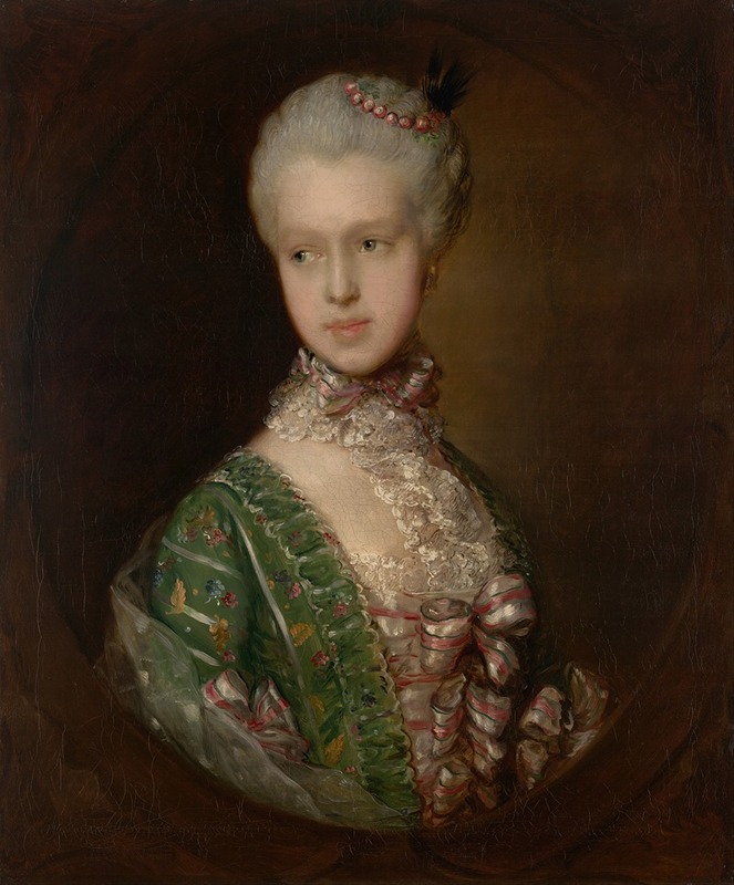 Thomas Gainsborough - Elizabeth Wrottesley, later Duchess of Grafton