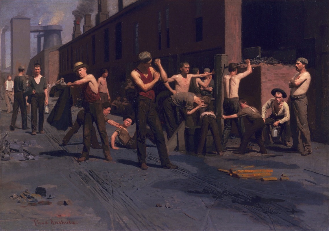 Thomas Pollock Anshutz - The Ironworkers’ Noontime