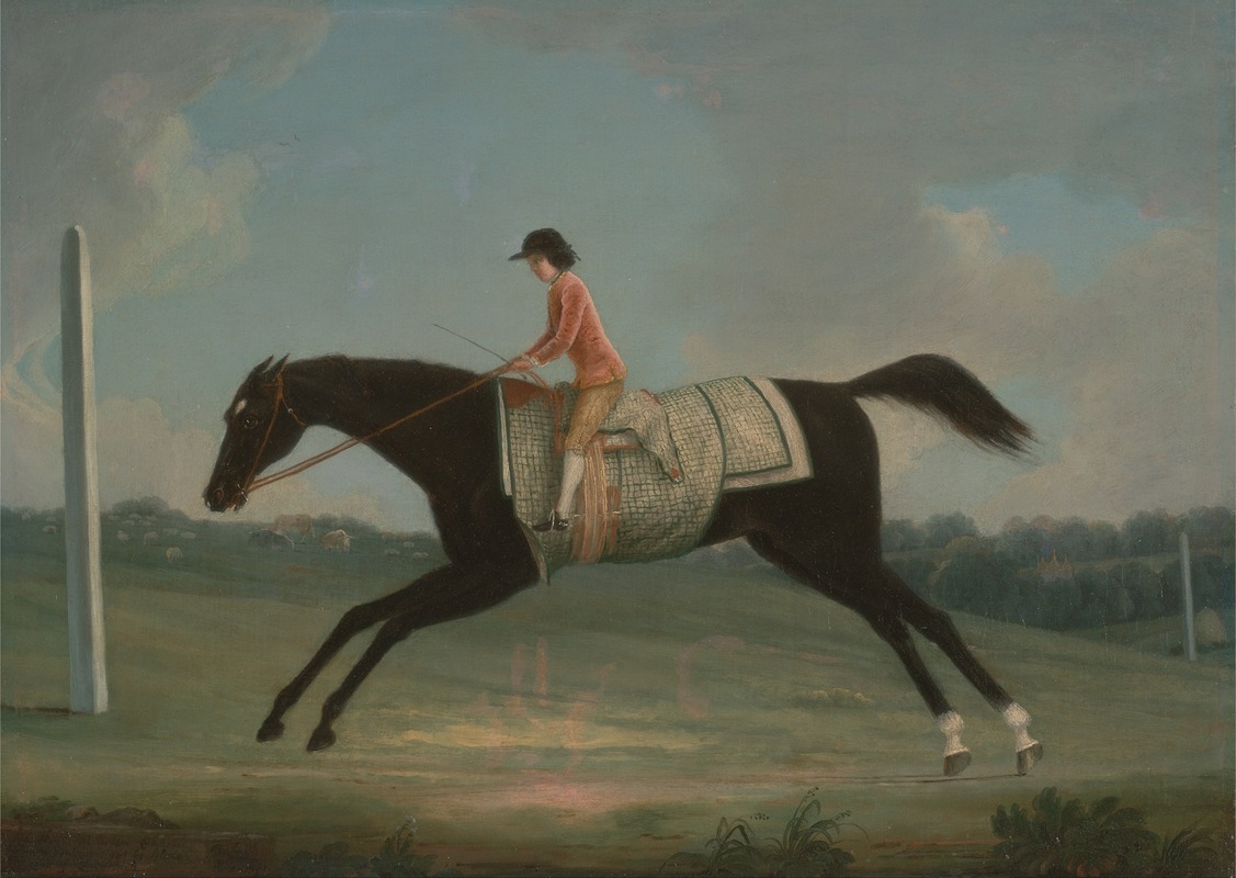 Thomas Smith of Derby - Borlase Cokayne as a Boy riding Sultana