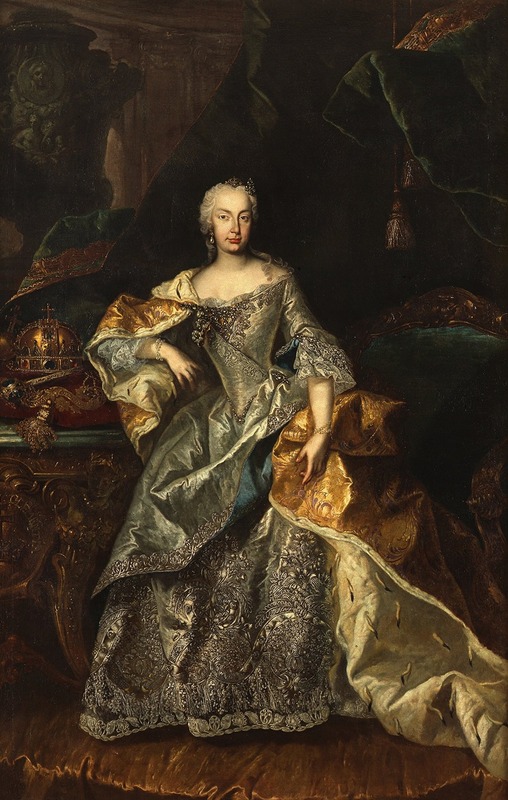 Viennese painter - Maria Theresa as Queen of Hungary