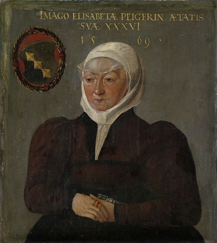 Abel Stimmer - Portrait of Elisabeth Peyer of Schaffhausen