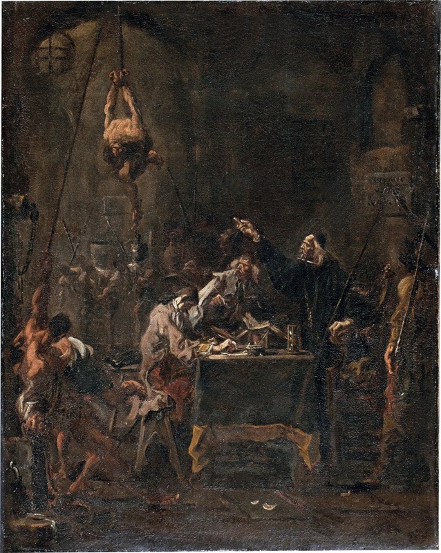 Alessandro Magnasco - Torture Scene