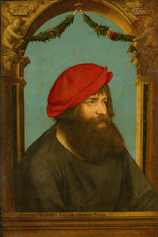 Ambrosius Holbein - Portrait of Hans Herbst (Herbster)