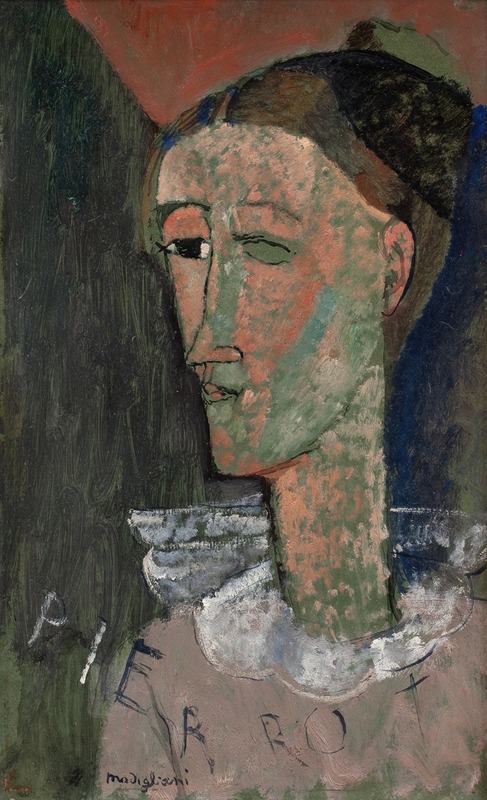 Amedeo Modigliani - Self-Portrait as Pierrot