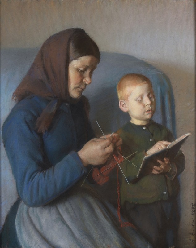 Anna Ancher - Lektien gennemgåes