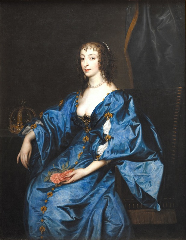 Anthony van Dyck - Queen Henrietta Maria of England