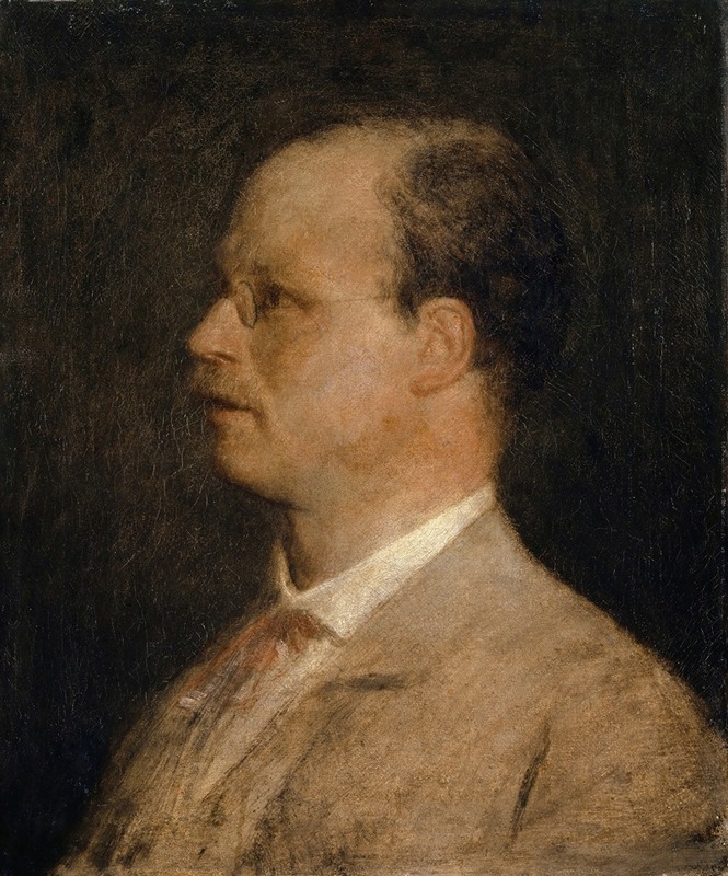 Arnold Böcklin - Portrait of Prof. Fritz Burckhardt-Brenner