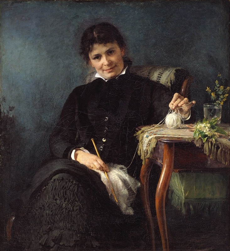 Bertha Wegmann - Madam Anna Seekamp, the Artist’s Sister