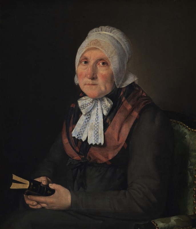 Christian Albrecht Jensen - Maria Magdalena Jensen, née Jessen, the Artist’s Mother