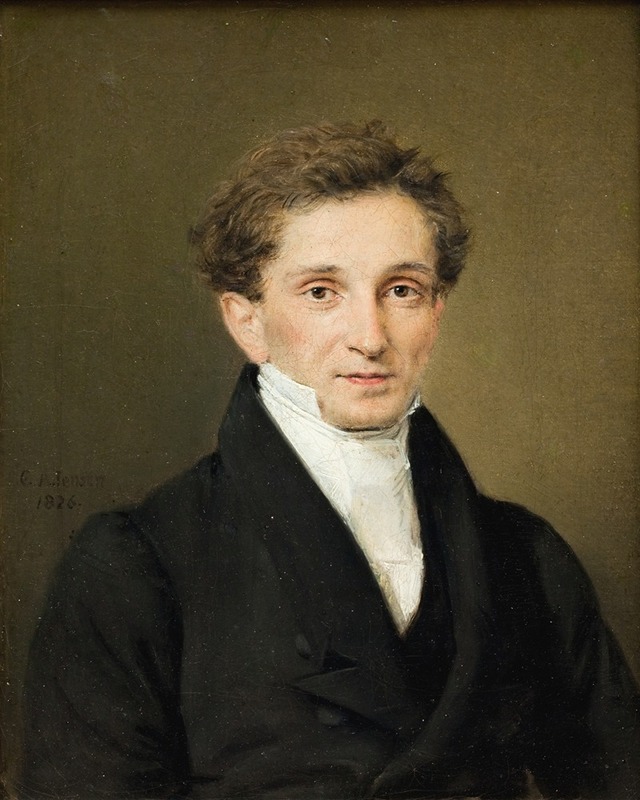 Christian Albrecht Jensen - Portrait of Johannes Søbøtker Hohlenberg