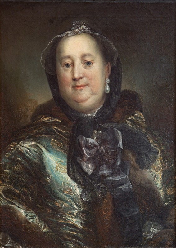 Carl Gustaf Pilo - Portrait of Duchess Antoinette Amalie of Braunschweig-Wolfenbüttel